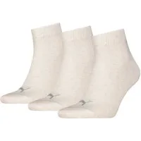 PUMA Kurzsocken PUMA UNISEX QUARTER PLAIN 3P (3-Paar, 3 Paar) mit kleinem Logo