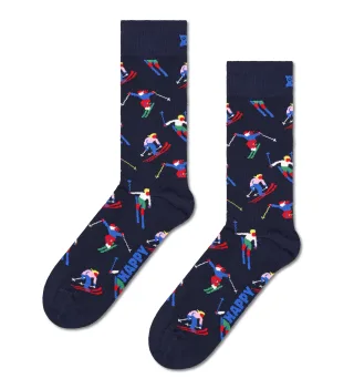 happy socks - Skiing Sock Blau - Gr. - 38