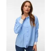 Vero Moda Hemdbluse VMKAJA LS SHIRT WVN mit Streifen