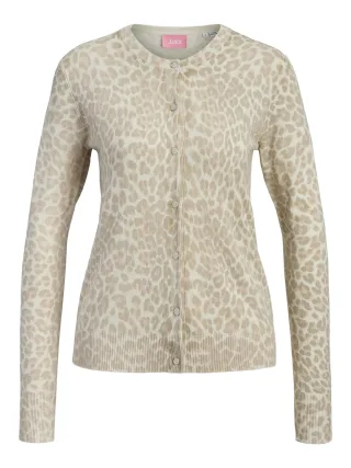 JJXX - JXOPHELIA COMFY PRINT CARDIGAN KNIT moonbeam - Gr. - S