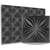 IKHEMalarka 3D Wandpaneel 3D Paneele PVC Kunststoffpaneele, BxL: 50,00x50,00 cm, 0,25 qm, (1 Stück, 3D Wandpaneele Deckenpaneele) hochwertige & harte PVC 3D Platten Wand & Decke