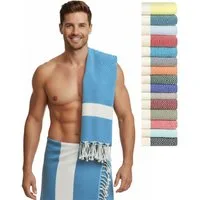 furora HOLIDAY Saunatuch Saunahandtuch Saunatuch Damen + Herren, Hamamtuch groß 100x200 XXL