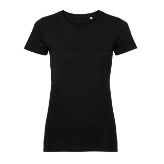 Russell - T-Shirt, Baumwolle aus biologischem Anbau für Damen (Schwarz)