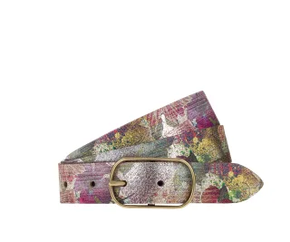 Vanzetti - Wild West Inspired - 30 mm Ledergürtel multicolour-gold - Gr. - 90