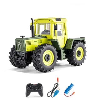 6615 2.4G 10CH RC Car Farmer Tractor Engineering Vehicle with Lights and Sound RC Agricultural Transport Car Models Toys