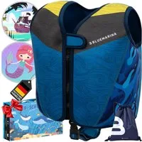 Bluemarina Schwimmweste für Kinder - Verschiedene Größen von Kleinkind bis Baby, Schwimmlernhilfe - Schwimmhilfe - Schwimmflügel - 1-9 J.