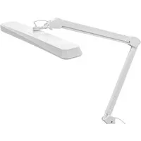 Semplix LED Arbeitslicht - Arbeits-Tischlampe weiß (324 LED/ Tischklemme)