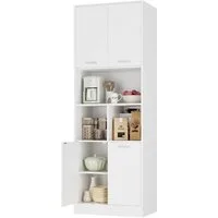 Homfa Hochschrank Badschrank Bücherschrank Badezimmerschrank 180x60x40cm