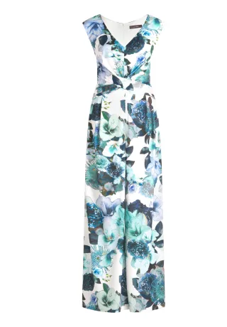 Vera Mont - Jumpsuit Green/White - Gr. - 38