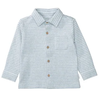 STACCATO - Kn.-Hemd bright blue check - Gr. - 68