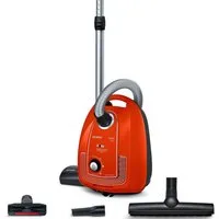 SIEMENS Bodenstaubsauger Plus Limited Edition iQ300 VSP3AAAA, rot, 750 W, mit Beutel, hohe Saugkraft, langes Kabel, spezielle Hartbodendüse, Fugendüse, rot