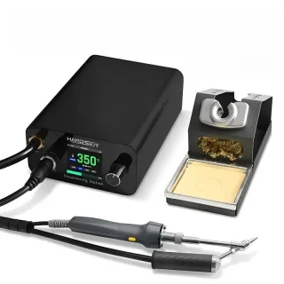 HandSkit EDP-14 Electric Desoldering Station 75W AC 100-240V DC 24V 100-450°C Auto Sleep All Aluminum Body Vacuum Pump S