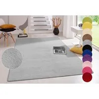 HANSE Home Teppich Fancy, rechteckig, Höhe: 7 mm, Kurzflor, Läufer, uni, gekettelt, Wohnzimmer, Schlafzimmer, Esszimmer