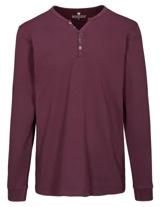 BASEFIELD - He.-Shirt Serafino wine - Gr. - 3XL