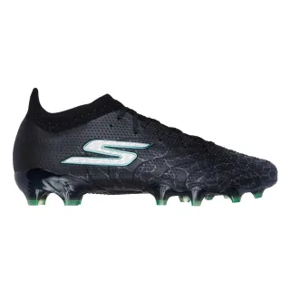 Skechers - "Elite" Gekrachtes Eis Fußballschuhe mit festem Boden für Herren (Schwarz/Silber)