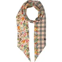 Fraas Modeschal Twilly aus Seide mit FRAAS Plaid Karo und Tier-Print, (keine)