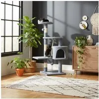 belviona Kratzbaum kompakt 112 cm, mit Spielbällen, Sisal & Kuschelhöhle