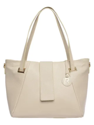 Isabella Rhea Beige Rindsledertasche