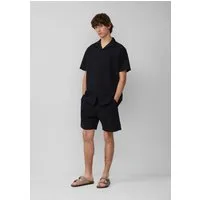 QS Shorts Bermuda Webjogger aus Seersucker