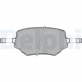 Delphi Bremsbel?ge vorne Suzuki Grand Vitara LP1015