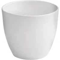 Dehner Übertopf Lina, Ø 22 - 36 cm, Höhe 19 - 29 cm, Keramik, Zeitlos, hochwertig auf jeder Fensterbank, für Pflanzen aller Art