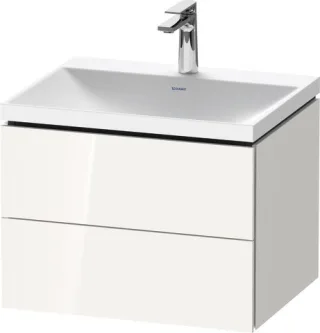 Duravit L-Cube c-shaped Set wandhängend Weiß Hochglanz 600x480x480 mm - LC6950O22220000 LC6950O22220000