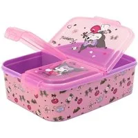 Stor Lunchbox Hello Kitty Kinder Brotdose – Lunchbox mit 3 Fächern & tollem Design, (1x Deckel, 1x Dose), Brotzeitdose
