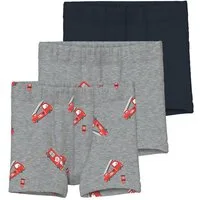 Name It Trunk NMMTIGHTS 3P GREY FIRETRUCK NOOS (Packung, 3-St)