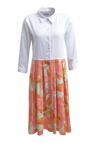 Milano Italy - Dresses mandarin print - Gr. - 42