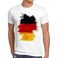 style3 T-Shirt Flagge Deutschland Fußball Sport Germany WM Fahne nationalmannschaft