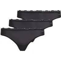 Calvin Klein Underwear String THONG 3PK (Packung, 3-St., 3er-Pack) mit Spitze am Bund