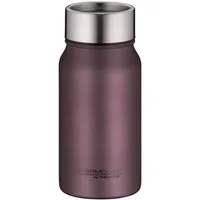 THERMOcafé Thermobecher TC DRINKING MUG, absolut dicht, spülmaschinenfest, 1-tlg., Edelstahl, Kunststoff, Silikon, 0,35l, 8h heiß & 16h kalt, zerlegbares Push Button Lid