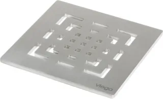 Viega Rost 4929.2 in 150x150mm Edelstahl matt-vernickelt 492335
