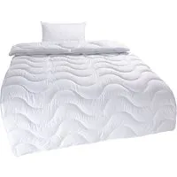 OTTO home Microfaserbettdecke + Microfaserkissen Mailo, Bettdecke 135x200 cm, 155x220 cm, Bezug: weich, 2-tlg., Set mit Kissen 80x80 cm, Sommer, Winter