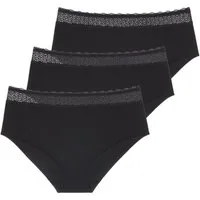 Triumph Midislip Feel of Modal Midi (Set) Spitzenbündchen, hohe Taille, im 3er Pack