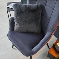LUXOR living Fellkissen Dekokissen Novara, Kunstfell, eckig, 40x40 cm, sehr weich, mit Füllung, Wohnzimmer