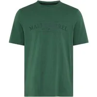 Man's World Rundhalsshirt normale Passform, Kurzarm, bedruckte Optik mit Print-Applikation