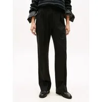 Tommy Hilfiger Anzughose TIMELESS WOOL RLXD STRT PANT mit Wolle