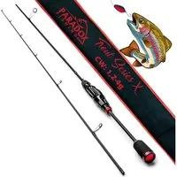 Paradox Fishing Spinnrute Trout Series X, (Rute + 1000 Rolle), UL-Rute, 1,85m 1,2-4g