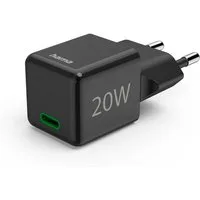 Hama Schnellladegerät (USB-C, PD/QC, extraklein 2,9 x 2,75 x 2,75 cm, 20 W) Schnelllade-Gerät (1-tlg)