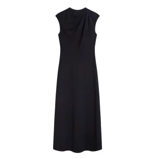 Ted Baker Kyamos Slip Navy Maxikleid Mit Drapierungsdetails
