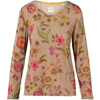 PiP Studio Langarmshirt Trice Long Sleeve Top Flower mit floralem Muster