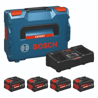 Bosch Batterie/Ladegerät Set 2x EXBA18V-55 + 2x EXBA18V-80 + EXAL18V2-320 - 1600A0373Y