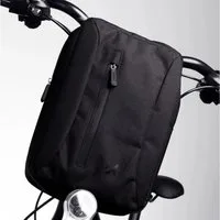 Wozinsky Fahrradtasche Fahrradtasche für den Lenker in Schwarz - Wasserdicht & Langlebig