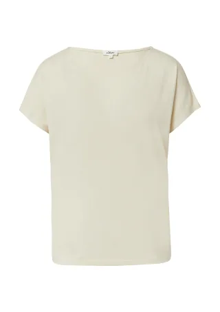 s.Oliver - T-Shirt beige - Gr. - 40