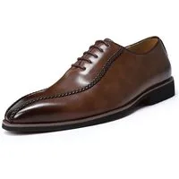 Allthemen Schnürschuh Herren Business-Schnürschuhe Elegant mit Edler Flechtnaht