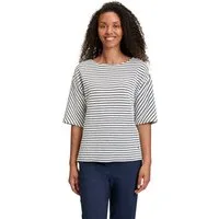 Betty&Co Kurzarmshirt Damen mit Rundhalsausschnitt (1-tlg) Struktur
