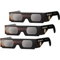 BRESSER Teleskop Sonnenfinsternis-Brille Design-B (3 Stück)