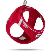 Curli Hunde-Geschirr Curli Magnetic Vest Geschirr Air-Mesh V2 Rot M