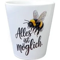 speecheese Blumentopf Alles ist möglich Hummel Blumentopf